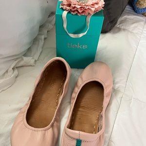 Tieks, size 7,light pink. Good condition.  $50.